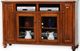 American Heartland Manufacturing Poplar 68" Tall Deluxe TV Stand-0