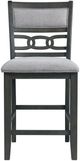 Elements International Amherst Gray Counter Side Chair-3