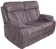 GoBerce® Gray Reclining Loveseat-1