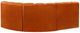 Meridian Furniture Arc 3-Piece Cognac Sectional-4