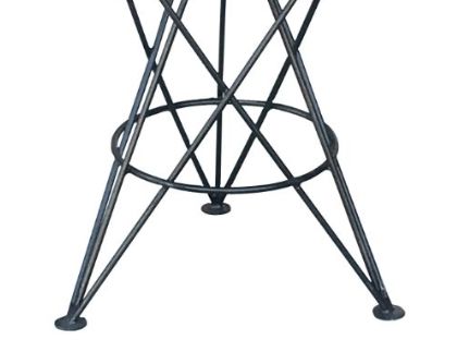 Jaipur Furniture Ravi Range Black/Brown Small Bar Stool-1