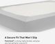 BEDGEAR® Dri-Tec® Light Gray California King Foundation Cover-4