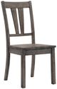 Elements International Nathan 7-Piece Gray Oak Dining Set-2