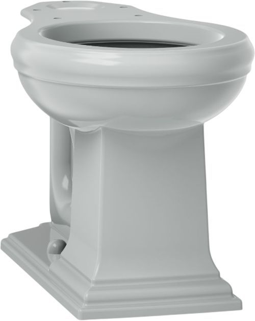 KOHLER® Memoirs® Ice Gray Round-Front Bowl with Exposed Trapway-0