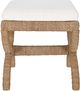 TOV Furniture Kappa Cream/Natural Seagrass Accent Stool-4