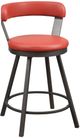 Homelegance® Appert Red Swivel Counter Chair-0