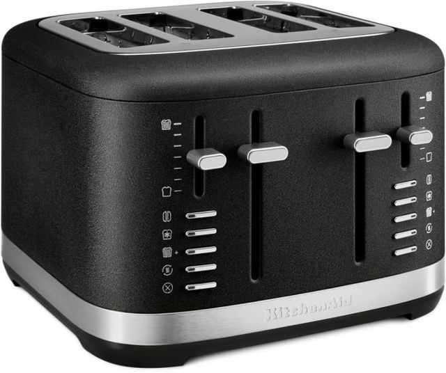KitchenAid® 4 Silce Cast Iron Black Toaster -0
