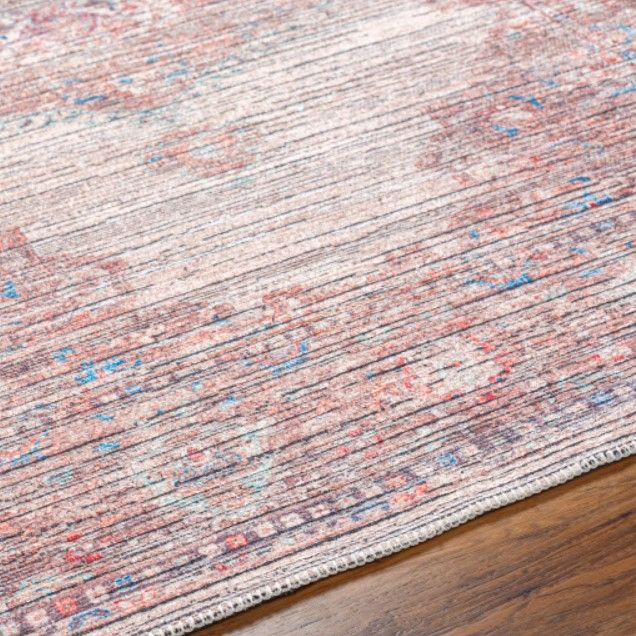 Surya Nolita Dark Brown/Red 4'x6' Area Rug-2