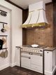 AGA Cascade 36" Cornwall Green Wall Mounted Range Hood with Brushed Nickel Trim-1