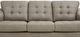 Leather Italia™ Georgetowne Ellis Green Pea Split Sofa-1