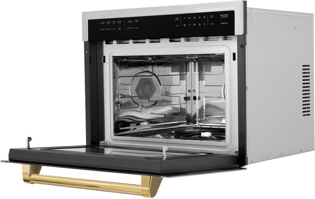 ZLINE Autograph Edition 24" 1.6 Cu. Ft. Stainless Steel Electric Speed Oven-3