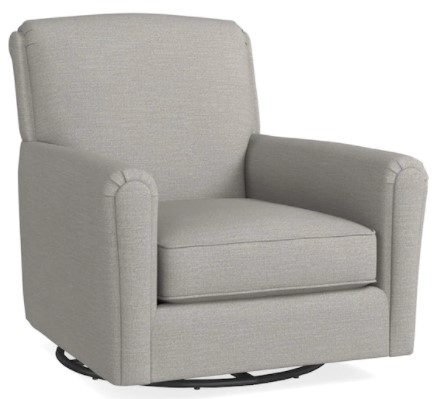 Bassett Furniture Ridgebury Gray Swivel Glider