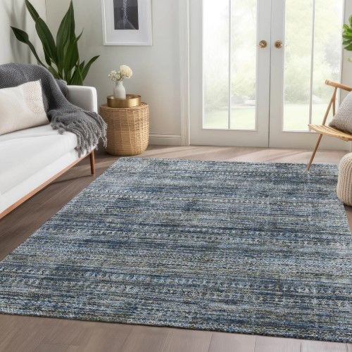 Dalyn™ Rug Company Solace SL3 Denim 5'x8' Area Rug-4