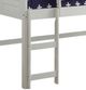 Donco Kids Louver White Youth Twin Loft Bed-2