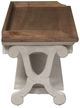 Liberty Furniture Farmhouse Reimagined Antique White/Chestnut Bed Bench-5