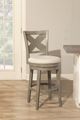 HH2 Home Sunhill Weathered Gray Swivel Counter Stool-4