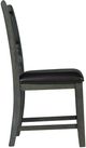 Elements International Amherst Dark Gray Dining Side Chairs-2