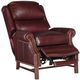 Bradington-Young Alta Burgundy Manual High Leg Recliner-3