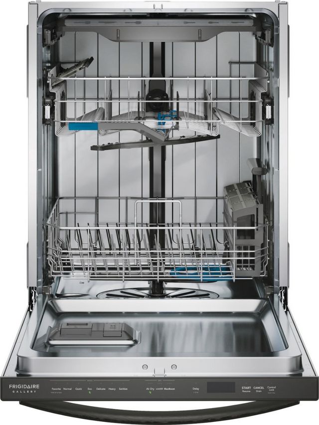 Frigidaire Gallery® 24" Smudge-Proof™ Black Stainless Steel Top Control Built In Dishwasher -1