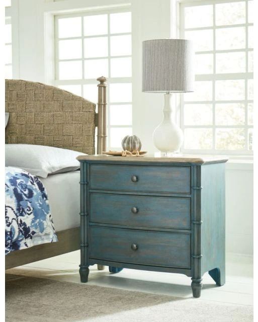 American Drew® Litchfield Sundown Denim Blue/Driftwood Accent Chest -1