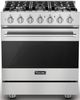 Viking® 3 Series 30" Stainless Steel Pro Style Gas Range-0