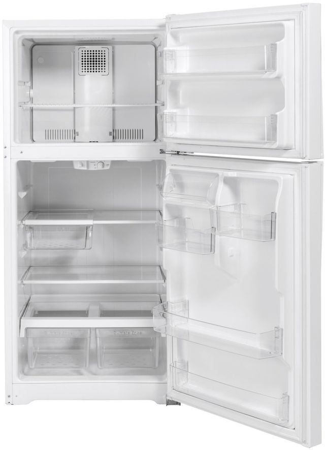 GE® 30" 19.1 Cu. Ft. White Top Freezer Refrigerator-2