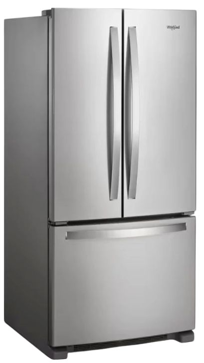 Whirlpool® 33" 22.1 Cu. Ft. Fingerprint Resistant Stainless Steel Freestanding French Door Refrigerator-2