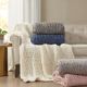 Olliix by Madison Park Chunky Double Knit Blush Throw-5