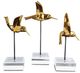 Currey & Company 3-Piece Gold Hummingbirds Sculpture Set-0