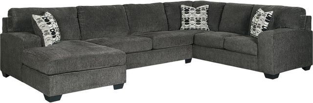 Signature Design by Ashley® Ballinasloe 3-Piece Smoke Left-Arm Facing Sectional and Chaise-0