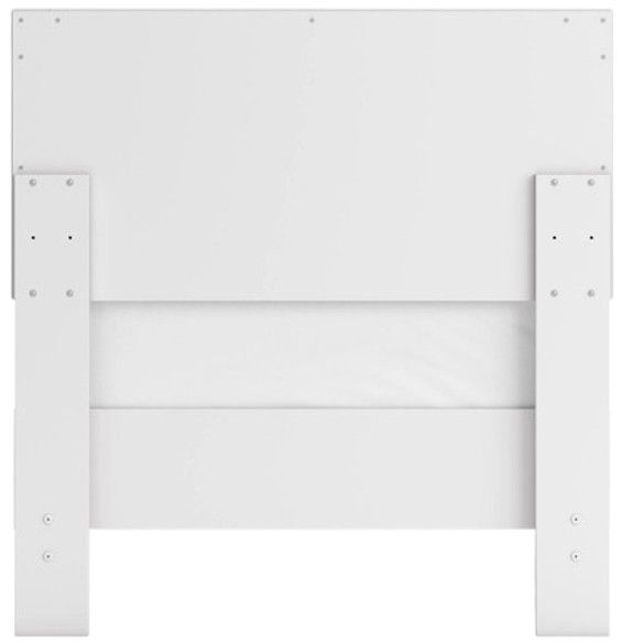 Signature Design by Ashley® Hallityn White Twin Panel Platform Bed-3