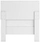 Signature Design by Ashley® Hallityn White Twin Panel Platform Bed-3
