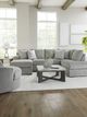 Signature Design by Ashley® Casselbury Cement Oversized Swivel Accent Chair-4