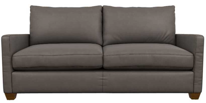 La-Z-Boy® Wilmette Greystone Leather Sofa | iFurnish | Frisco, CO