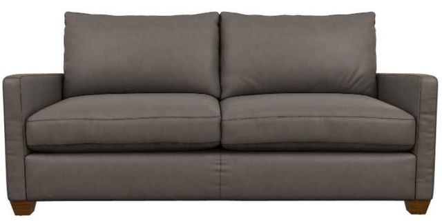La-Z-Boy® Wilmette Greystone Leather Sofa-1