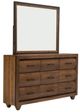 Michael Amini® Brooklyn Walk Burnt Umber Dresser and Mirror-0