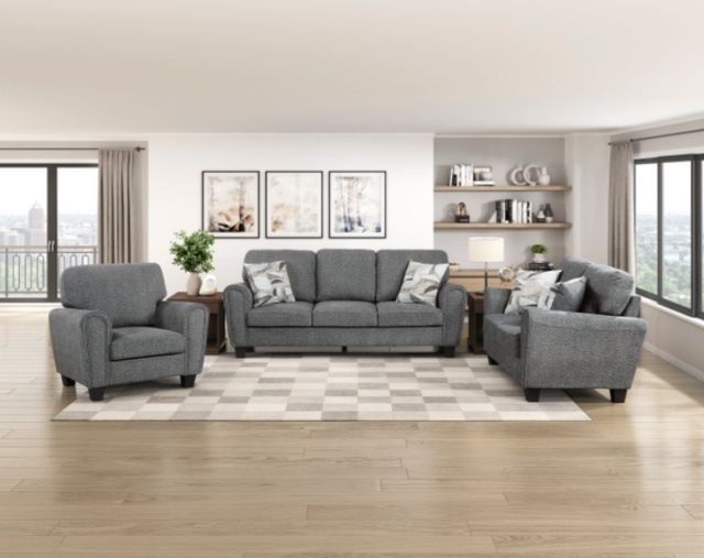Homelegance® Lemond Dark Gray Chair-1