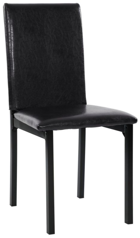 Homelegance® Tempe Black/Brown Dining Side Chair-0