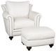 Century® Customizable Century Leather Tanner Ottoman-1