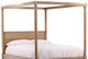 Dovetail Furniture Marcellina Natural King Canopy Bed-2