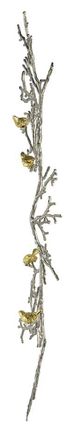 A & B Home Gold/Silver Sparrow Branch Wall Decor-2