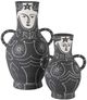 Currey & Company Saint-Paul-de-Vence Black/White Large Vase-5