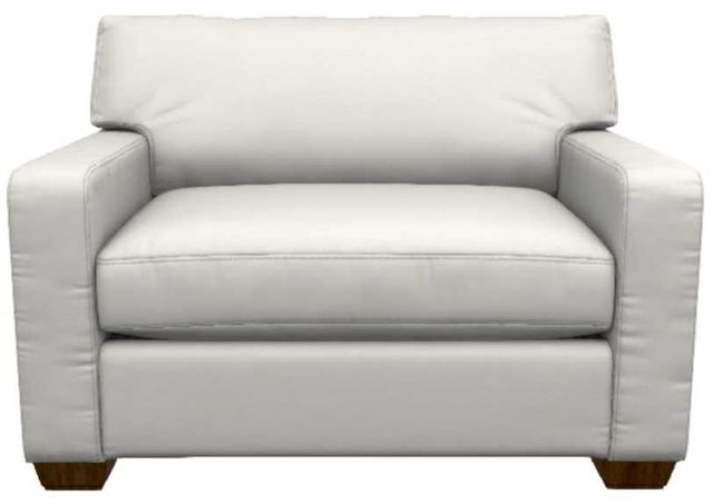 La-Z-Boy® Shiloh Ivory Leather Twin Sleep Chair-1