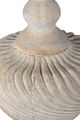 A & B Home Chester White Swirl Vase-2