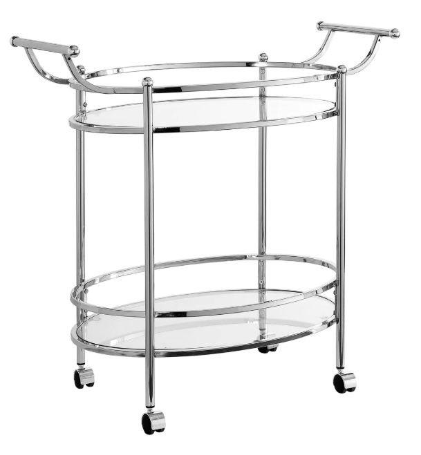 Powell® Chrome Service Cart-0