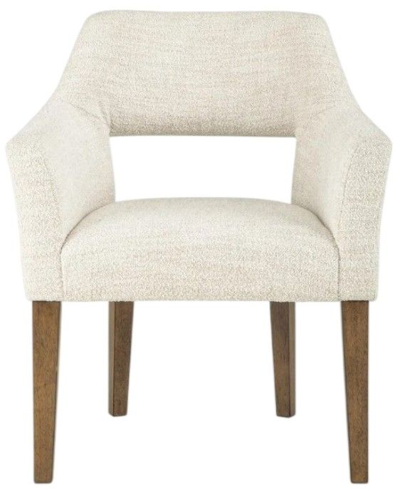 Signature Design by Ashley® Marxmore Beige/Brown Dining Arm Chair-2