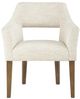 Signature Design by Ashley® Marxmore Beige/Brown Dining Arm Chair-2