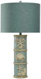 StyleCraft Blue Poly Table Lamp-0
