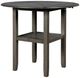 New Classic® Home Furnishings Gia 3-Piece Gray Drop Leaf Counter Height Dining Set-2