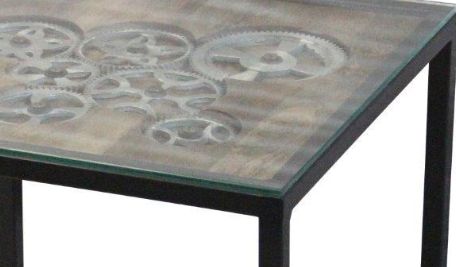 Jaipur Furniture Steampunk Black Lamp Table-1